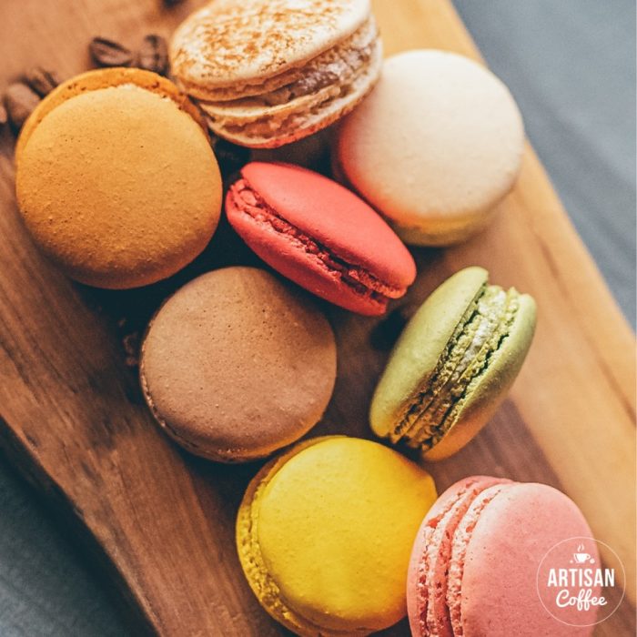 Macarons artisan coffee